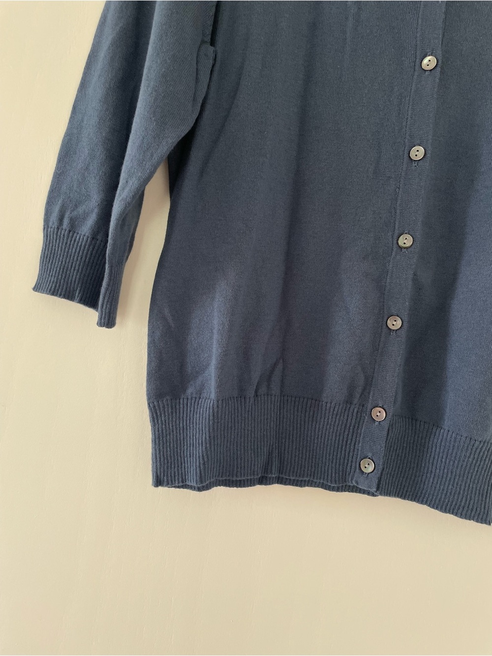 GAP Blue Button-Front Cardigan - Picture 2 of 6